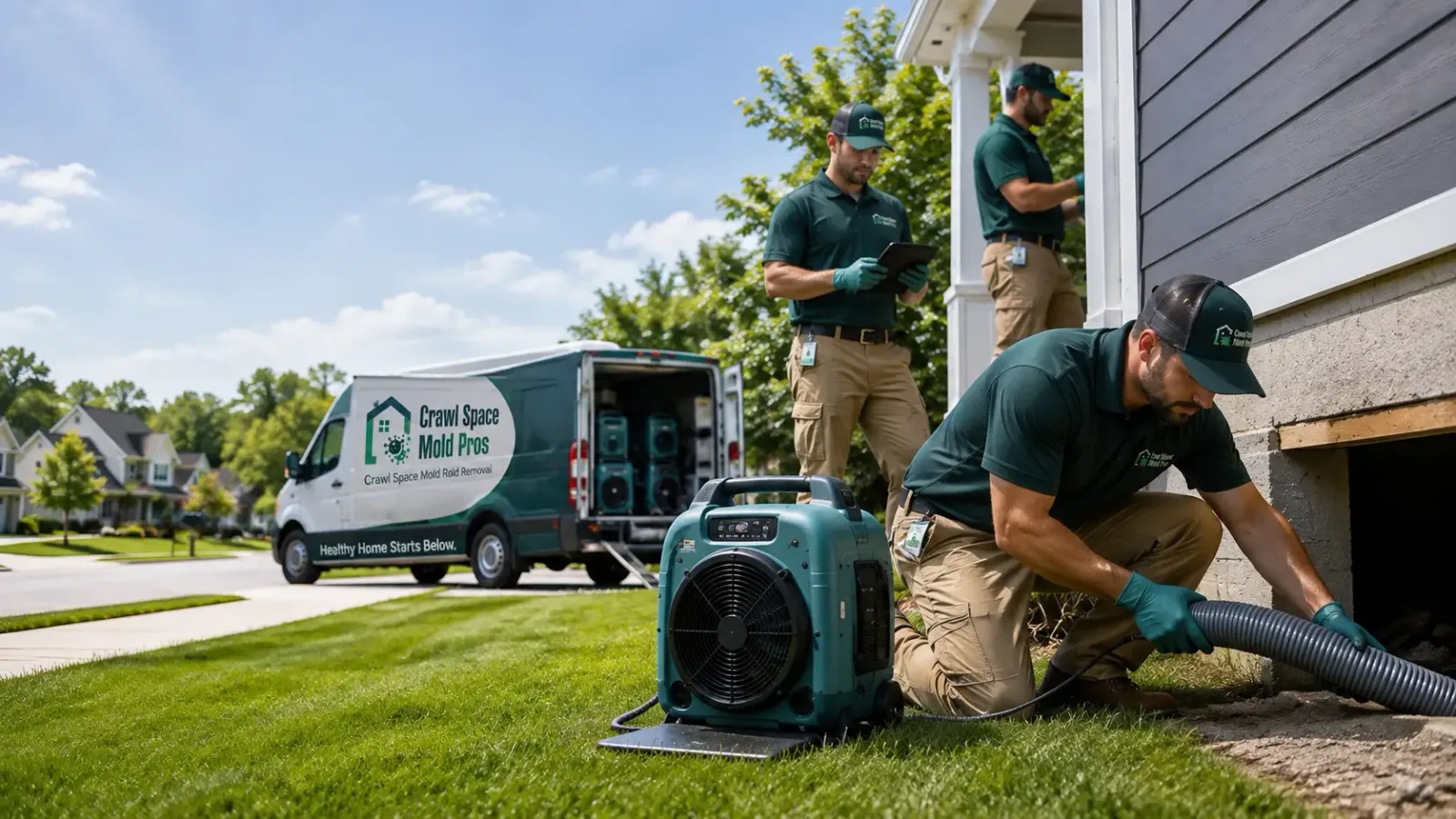 Crawl Space Mold Removal in Winchester, OH